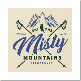 Misty Mountains Posters and Art